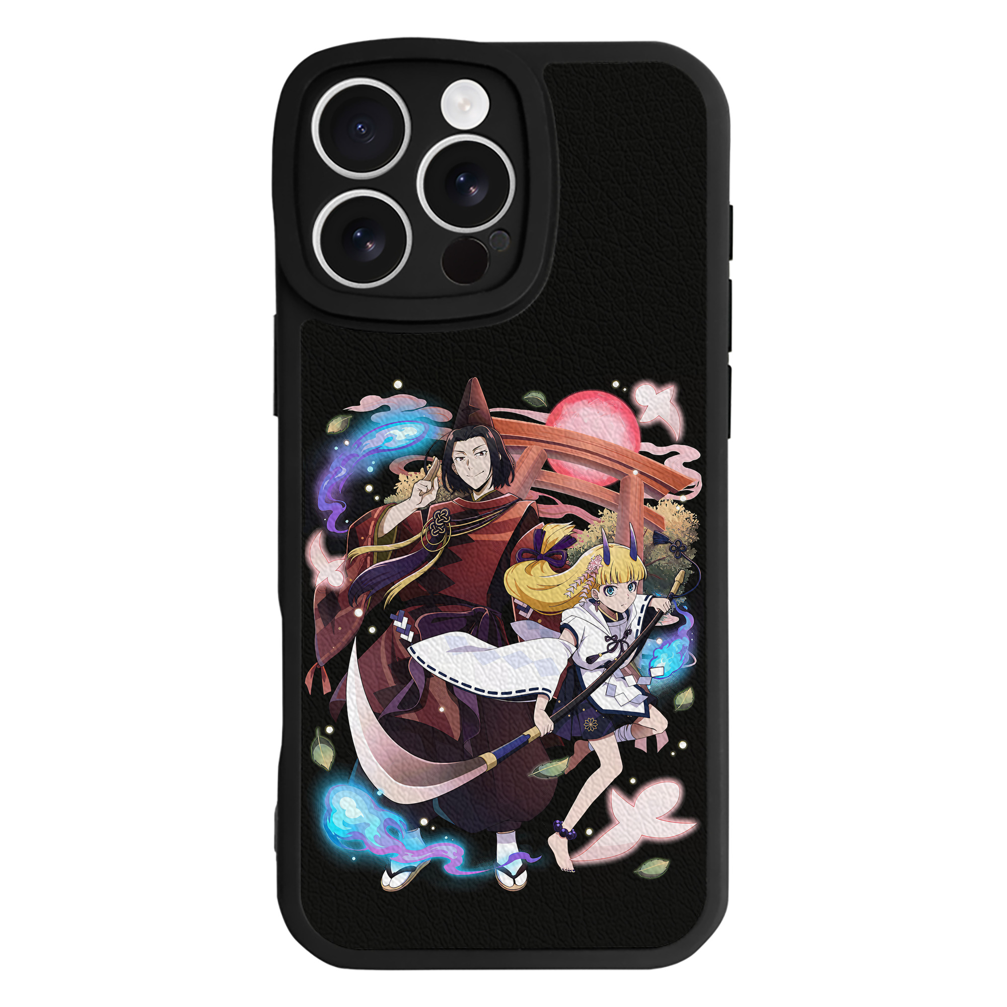 （画像用） 文豪ストレイドッグス Bungo Stray Dogs 【iPhone 16シリーズ対応】シリコンスマホケース（レザー調） 材質：シリコン